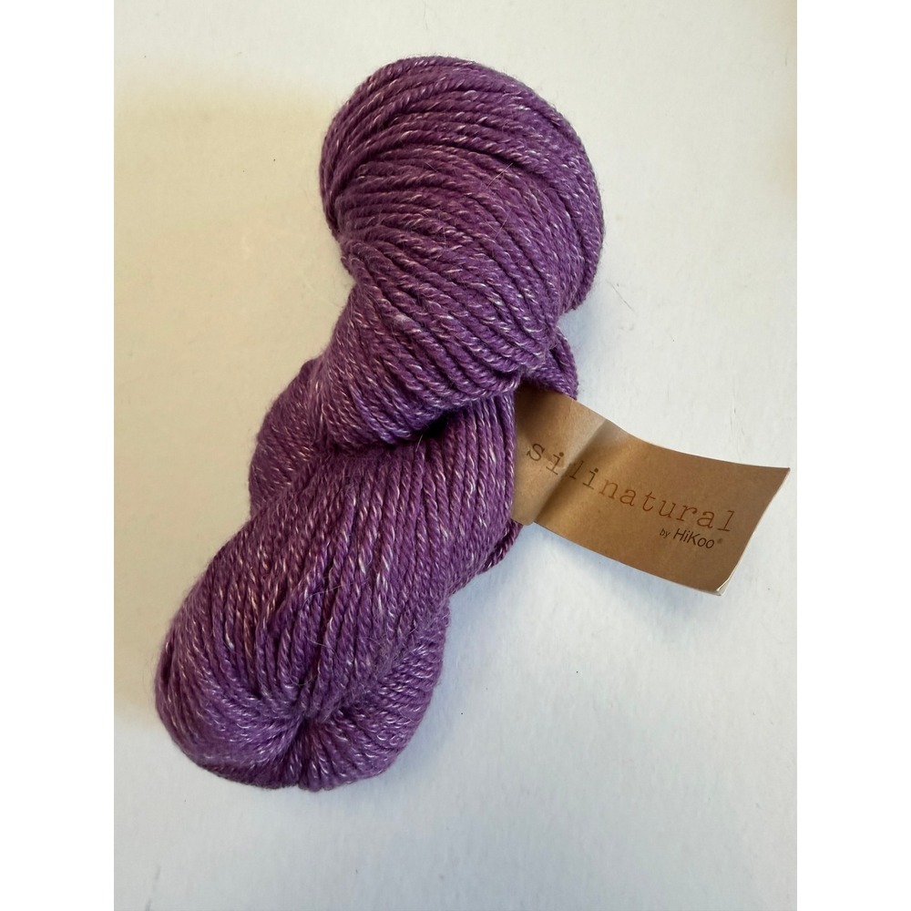 New HiKoo Simplinatural Yarn 100g Purple Eminence Knitting Crochet